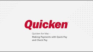 quicken for mac 2016 bill pay